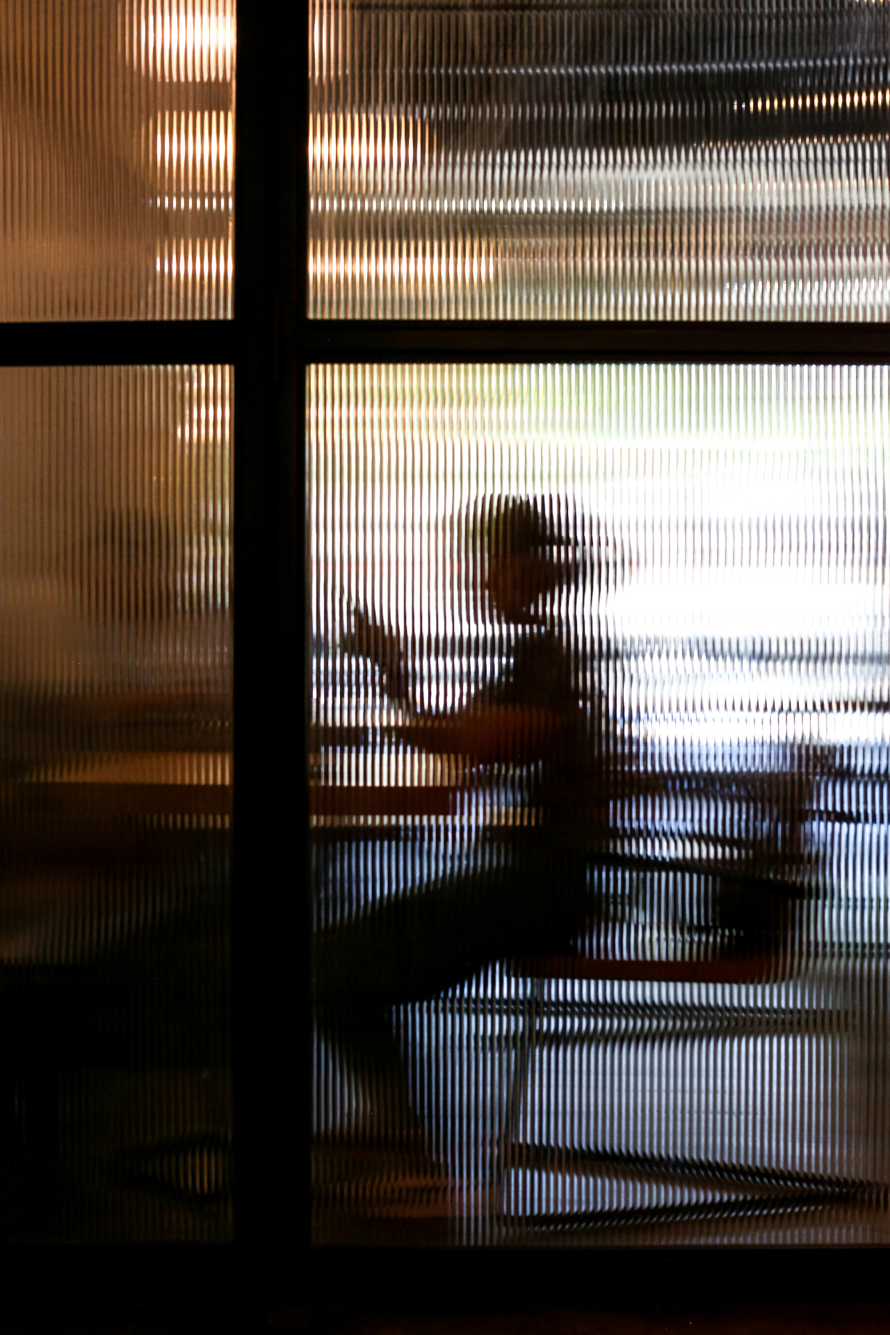 DMG resident at home, documentary style portrait