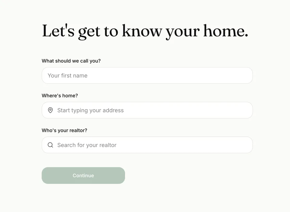 Manse onboarding: Let's get to know your home